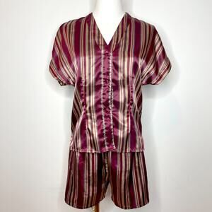 Vintage 90s‎ Y2K Victorias Secret Satin Pajama Set XS Quiet Luxury Old Money